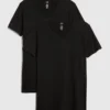 Camiseta clásica con cuello en V (pack de 2)