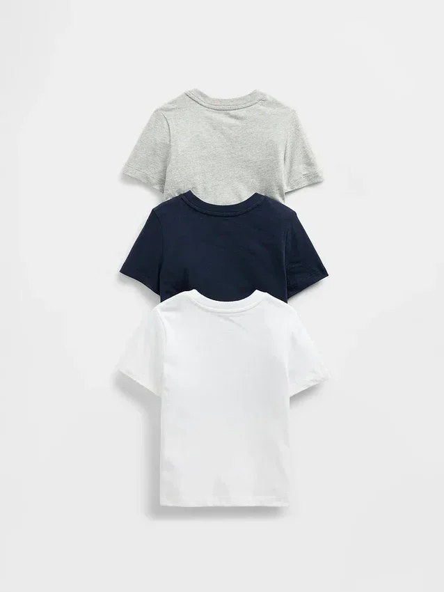 Camiseta combinable para bebés y niños (paquete de 3)