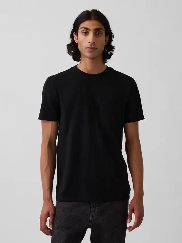 Camiseta con bolsillo de algodón orgánico para adulto