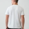 Camiseta con bolsillo de algodón orgánico para adulto
