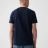 Camiseta con bolsillo de algodón orgánico para adulto