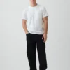 Camiseta con bolsillo de algodón orgánico para adulto