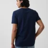 Camiseta con bolsillo de algodón orgánico para adulto