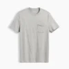 Camiseta con bolsillo de algodón orgánico para adulto