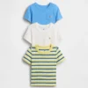 Camiseta con bolsillo «Mix & Match» para bebés y niños (paquete de 3)