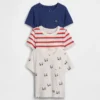 Camiseta con bolsillo «Mix & Match» para bebés y niños (paquete de 3)