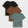 Camiseta con bolsillo «Mix & Match» para bebés y niños (paquete de 3)