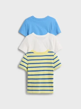 Camiseta con bolsillo «Mix & Match» para bebés y niños (paquete de 3)