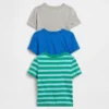 Camiseta con bolsillo «Mix & Match» para bebés y niños (paquete de 3)
