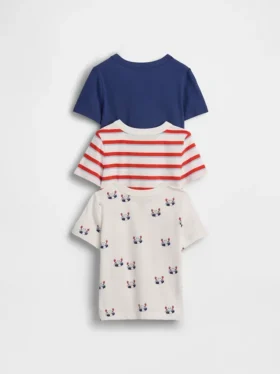 Camiseta con bolsillo «Mix & Match» para bebés y niños (paquete de 3)