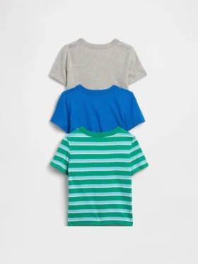 Camiseta con bolsillo «Mix & Match» para bebés y niños (paquete de 3)