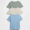 Camiseta con bolsillo «Mix & Match» para bebés y niños (paquete de 3)