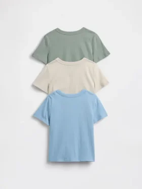 Camiseta con bolsillo «Mix & Match» para bebés y niños (paquete de 3)