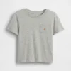 Camiseta con bolsillo para bebés y niños pequeños, combinable