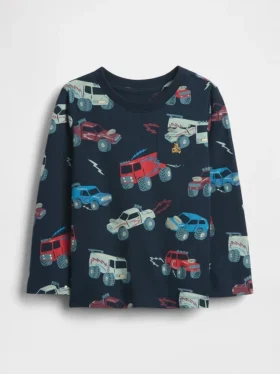 Camiseta con bolsillo para bebés y niños pequeños, combinable