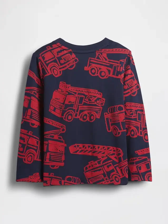 Camiseta con bolsillo para bebés y niños pequeños, combinable