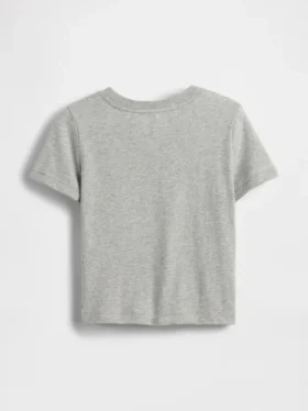Camiseta con bolsillo para bebés y niños pequeños, combinable