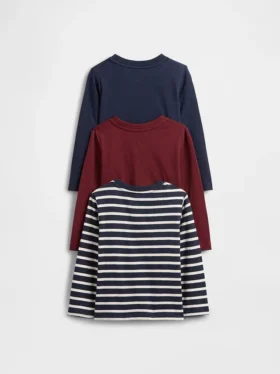 Camiseta con bolsillo para bebés y niños pequeños, combinable