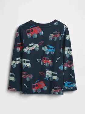 Camiseta con bolsillo para bebés y niños pequeños, combinable