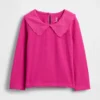 Camiseta con cuello en forma de corazón para bebés y niños