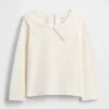 Camiseta con cuello en forma de corazón para bebés y niños