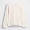 Camiseta con cuello en forma de corazón para bebés y niños