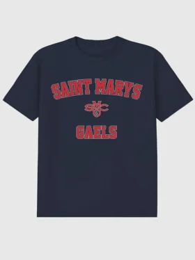 Camiseta con diseño clásico del campus del Saint Mary’s College de California