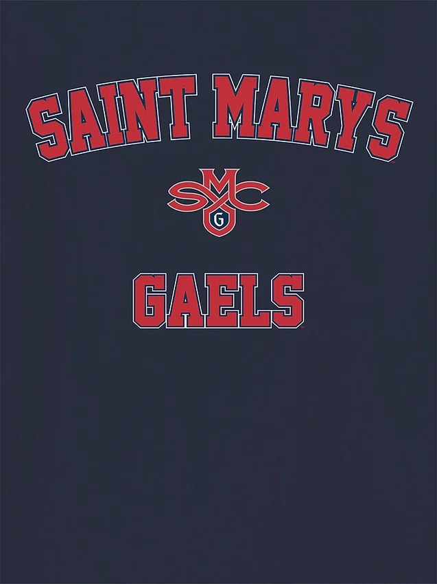 Camiseta con diseño clásico del campus del Saint Mary’s College de California