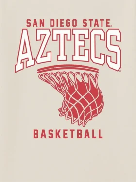 Camiseta con diseño de la canasta de baloncesto de la Universidad Estatal de San Diego