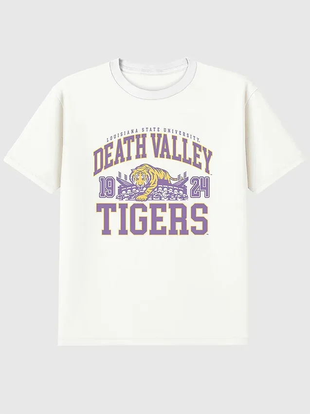 Camiseta con diseño de los «Death Valley Tigers» de la LSU