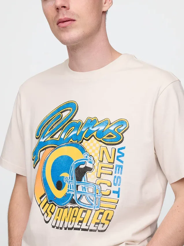 Camiseta con diseño de los Los Angeles Rams de la NFL