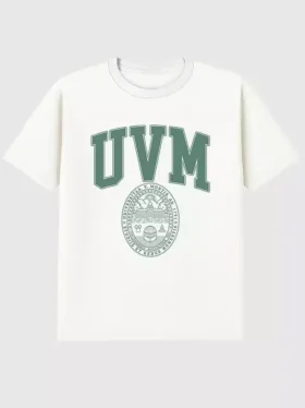 Camiseta con diseño del escudo de la Universidad de Vermont