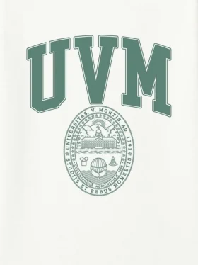 Camiseta con diseño del escudo de la Universidad de Vermont