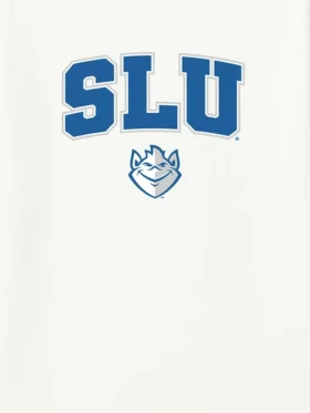 Camiseta con el Arch Logo de la Universidad de Saint Louis como gráfico secundario