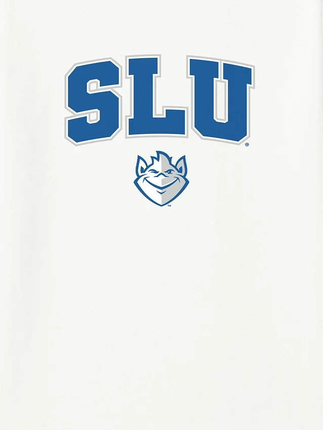 Camiseta con el Arch Logo de la Universidad de Saint Louis como gráfico secundario
