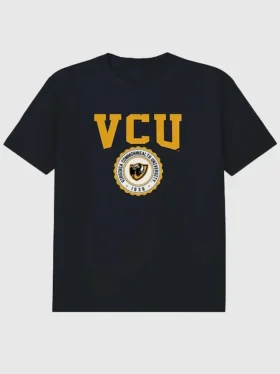 Camiseta con el escudo universitario de la Universidad Commonwealth de Virginia