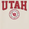 Camiseta con el escudo universitario de la Universidad de Utah en tono oscuro