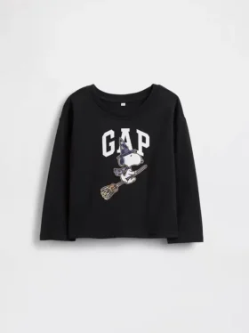 Camiseta con el logotipo de Snoopy para Halloween para bebés y niños pequeños