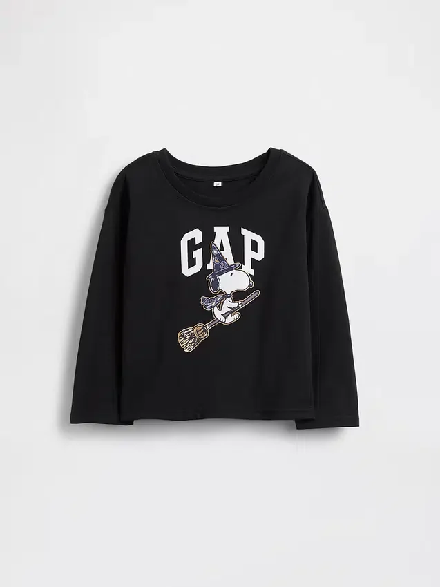 Camiseta con el logotipo de Snoopy para Halloween para bebés y niños pequeños