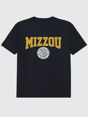 Camiseta con el logotipo del sello universitario de la Universidad de Missouri