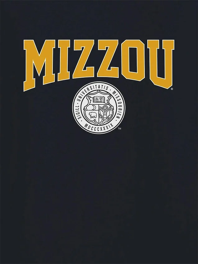 Camiseta con el logotipo del sello universitario de la Universidad de Missouri