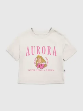 Camiseta con estampado «Aurora Collegiate» para niños pequeños