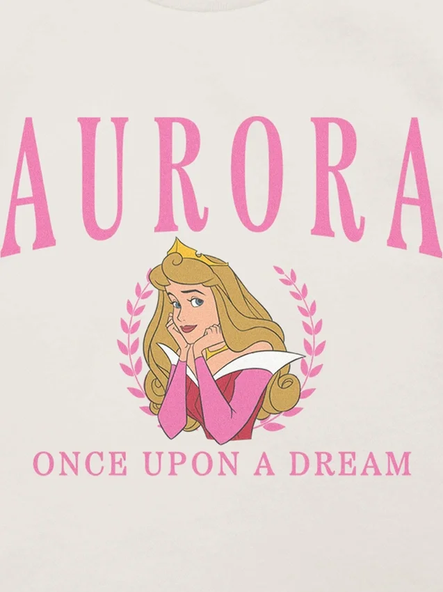Camiseta con estampado «Aurora Collegiate» para niños pequeños