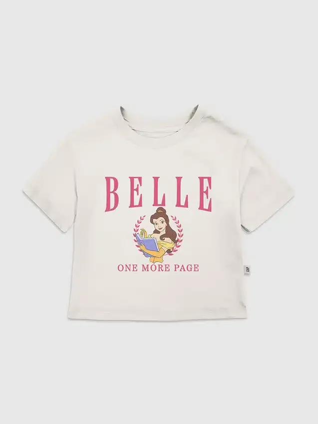 Camiseta con estampado «Belle Collegiate» para niños pequeños