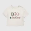 Camiseta con estampado «Big Sister» para niños pequeños