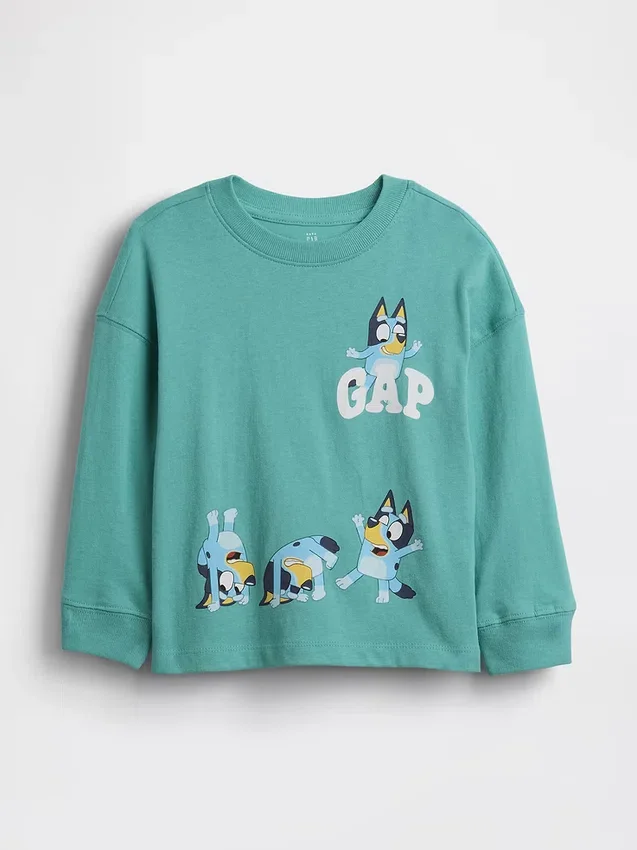 Camiseta con estampado «Bluey» para bebés y niños