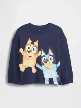 Camiseta con estampado «Bluey» para bebés y niños