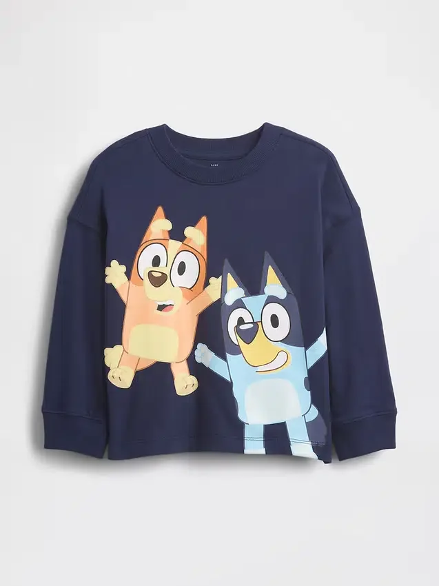 Camiseta con estampado «Bluey» para bebés y niños