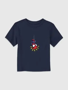 Camiseta con estampado clásico retro de Spider-Man para niños pequeños
