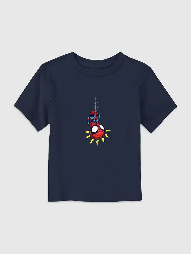 Camiseta con estampado clásico retro de Spider-Man para niños pequeños